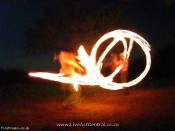 Fire dance at fossils drum circle