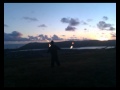 Evan (Fire Poi) Sunset Burn - EC Roadtrip October 2010