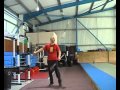 Singles, doubles and triples staff juggling with some fancy footwork from Tim Marston