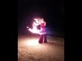 Fire Fan Dance During the 2010 Winter Solstice Lunar Eclipse