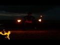 Tania Pyro Ninja single fire staff